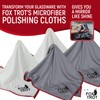 Fox Trot Large Microfiber Polishing Cloths (4 Pack White |