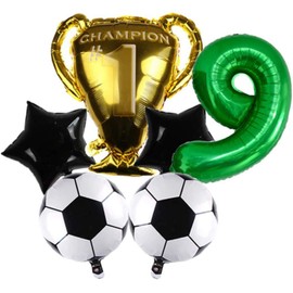DIWULI Football Birthday 9 Years – Football Balloons