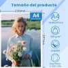 Papel Fotográfico Brillante A4 50hojas Color Blanco
