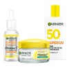 Kit Garnier Expressaclara Serum Crema Gel Protector Solar
