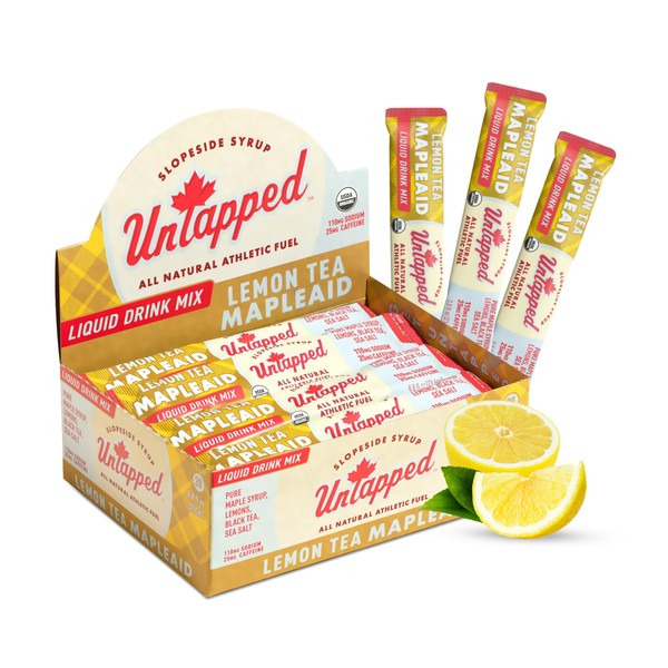 Untapped Lemon Tea Mapleaid - 20 Single-Serve Packets | Organic