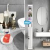 VECELO Bathroom Tall Cabinet with Adjustable Shelves, Slim Storage Cabinet