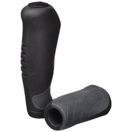 XLC Bar grips GR-G04 (Design: black/grey, 135/92 mm SB-plus)