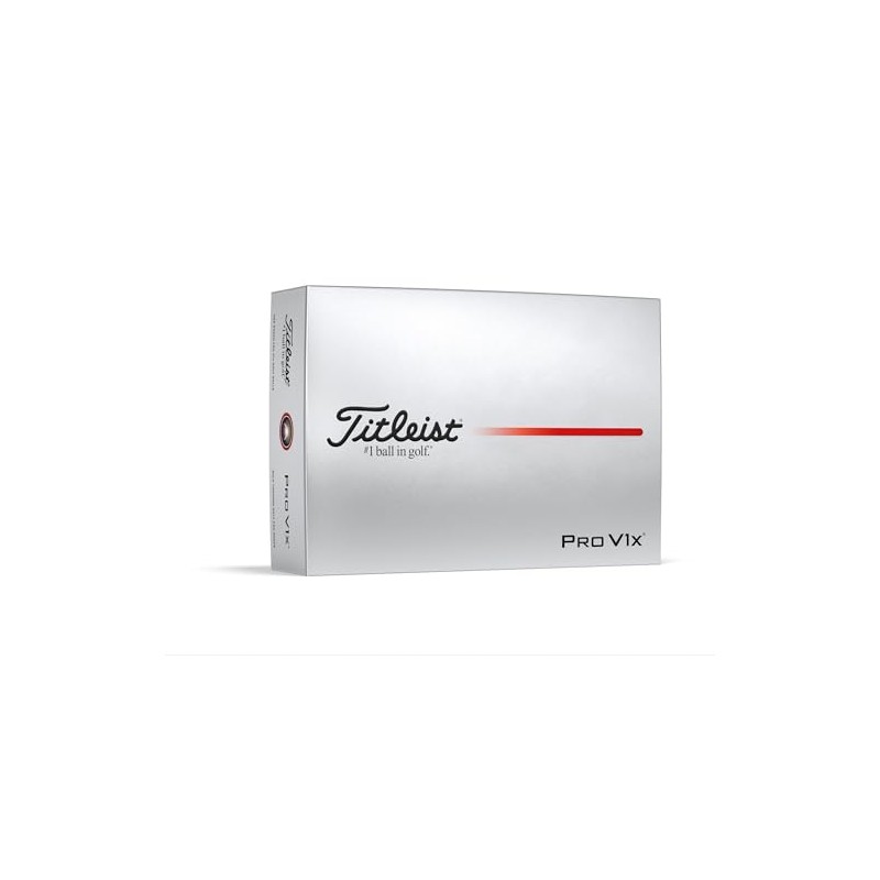 Titleist 2025 Pro V1x Golf Balls, White (One Dozen)