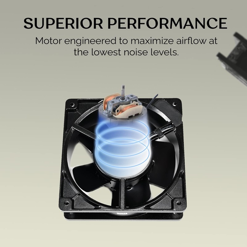 Firewood Racks&More Super Quiet Air Cooling Doorway Corner Fan |