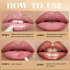 Pink Lip Gloss and Lip Liner, Glitter Dual End 2in1