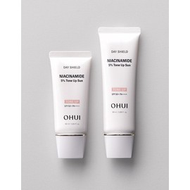 O Hui [오휘] 데이쉴드 나이아신아마이드 5% 톤업 선크림 50ml (+30ml 용량 추가 증정) [O HUI] Day Shield Niacinamide 5% Tone-Up Sunscreen 50ml (+30ml Bonus Size)