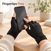Fingerless Compression Gloves with Adjustable Wrist Strap – Hand Support