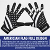 American Flag Baseball Batting Gloves - Men's & Youth Unisex