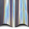 VViViD+ Ultra Gloss Silver Rainbow Metallic Vinyl (6ft x 59"