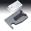 Minimalist Card Holder Aluminum Alloy Auto Ejected Anti Theft Credit