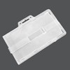 Lockable Employee ID Card Holder - Vertical/Horizontal Access Pass & Name Tag Case (Vertical) 10ea