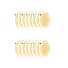 Povihome Gel Blister Bandages Blister Cushions - Water Resistant Hydrocolloid Bandages for Foot, Toe, & Heel - Blister Pads for Prevention & Recovery (20 ct, Heel Pack)