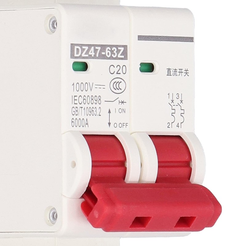 Circuit Breaker 2P DC 1000V 20A Solar PV System Isolator