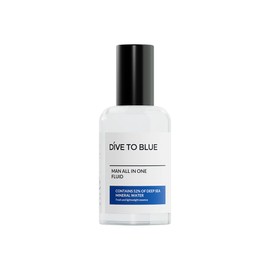 DIVE TO BLUE Aqua All-in-one face moisturizer lotion for men, Unisex, all skin types, lightweight, non-sticky, after shaving, alcohol-free, hydrating soothing Ceramide, Korean skincare, 80ml 2.7 Fl oz