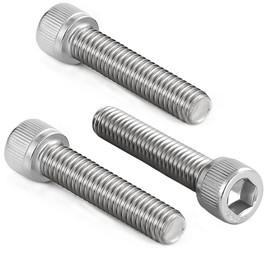 AMLOOPH M8 Screws, M8 X 70mm Allen Socket Head Cap Screws/Bolts - 8mm Diameter Fully Threaded M8 Bolts 70mm A2 Stainless Steel Long Hex Socket Bolt Coarse (Pack Of 4）