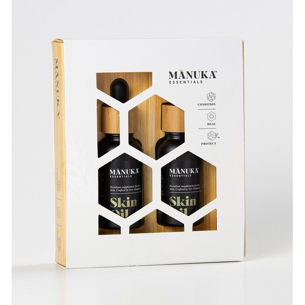 Manuka Essentials The Ultimate Gift Pack, Skin Oil for Combination Skin / The Ultimate Beard Oil