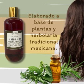 Shampoo Heralba Romero- Sábila-jengibre Anti-caída 500 Ml