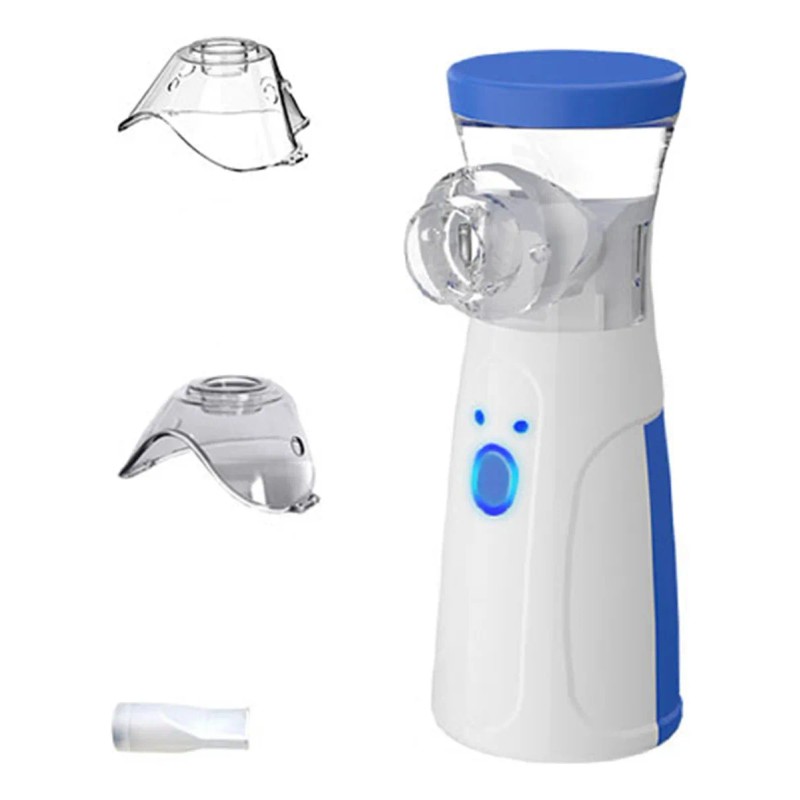 Clinical Home Nebulizador inalámbrico ultrasónico Nebulizer Inalador Nebulizador azul 127V