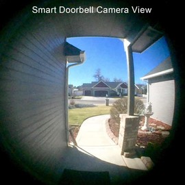 Smart Door Peephole Camera, 1080P HD Door Eye Hole Camera Night Movement Detection Connection, 220° Wide Angle, for Home Security (32GB)