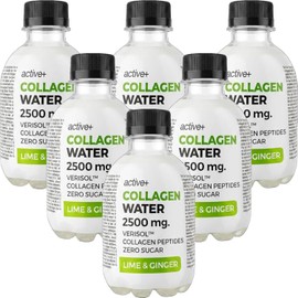 Active+ Collagen Water 2500mg Lime & Ginger, 6 x 240ml