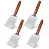 4 Pcs Small Brownie Cookie Spatula Metal Stainless Steel Spatula
