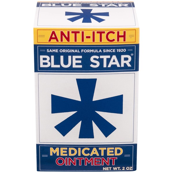 Blue Star Anti-Itch Medicated Ointment 2 oz (Pack of 12)