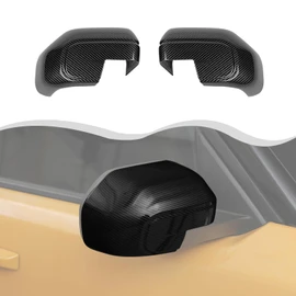 HTHE - Funda de espejo lateral para Ford Bronco Sports 2021-2024 + (fibra de carbono)