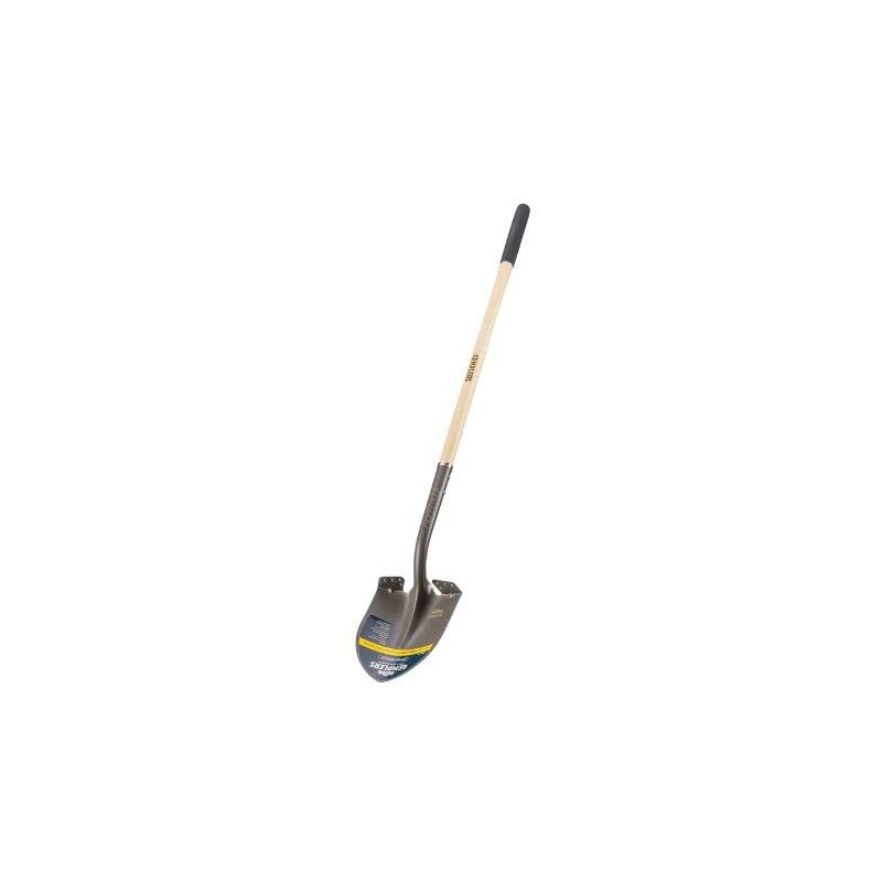 Gemplers Commercial Grade Round Point Shovel with Extended Socket (Wood