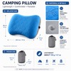 Inflatable Camping Pillow for Travel Comfort – Ultralight Neck Support