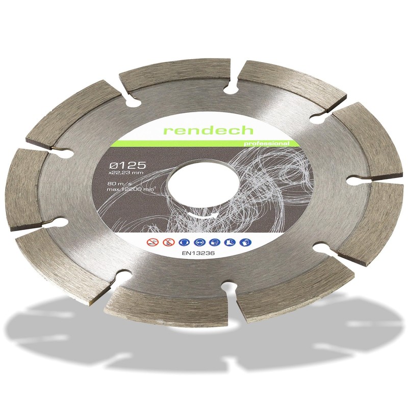 2x Rendech Diamond Disc, 125 Diamond Cutting Disc, 230 Cutting
