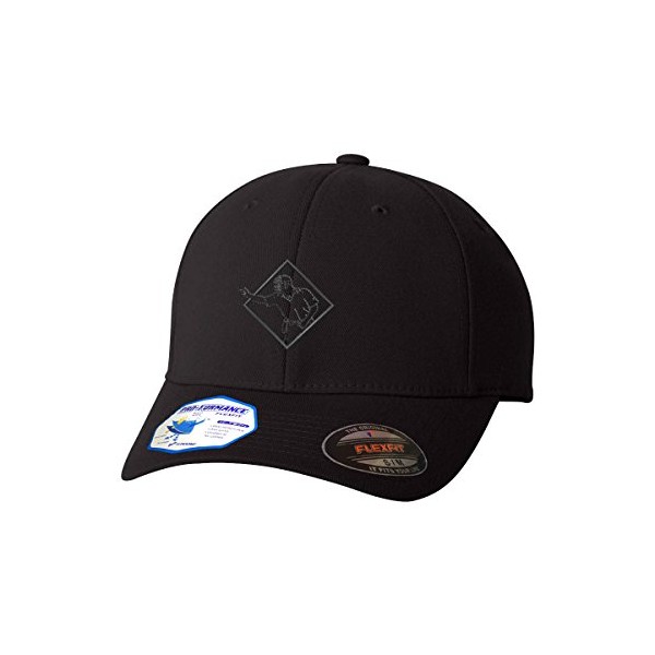 Baseball Umpire Flexfit® Adult Pro-Formance® Branded Hat Black Small/Medium
