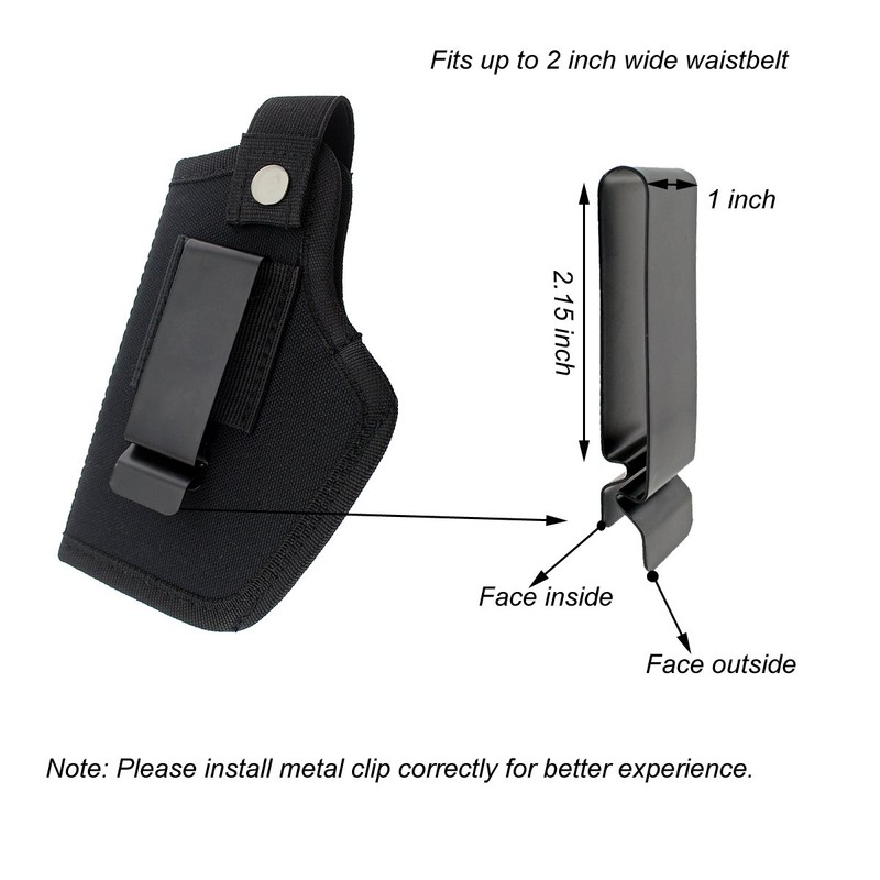 Depring Concealed Carry Holster Carry Inside or Outside The Waistband