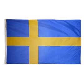 Sweden Flag, 4x6 Ft, Nylon