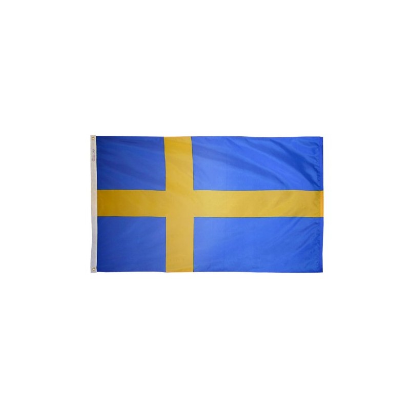 Sweden Flag, 4x6 Ft, Nylon