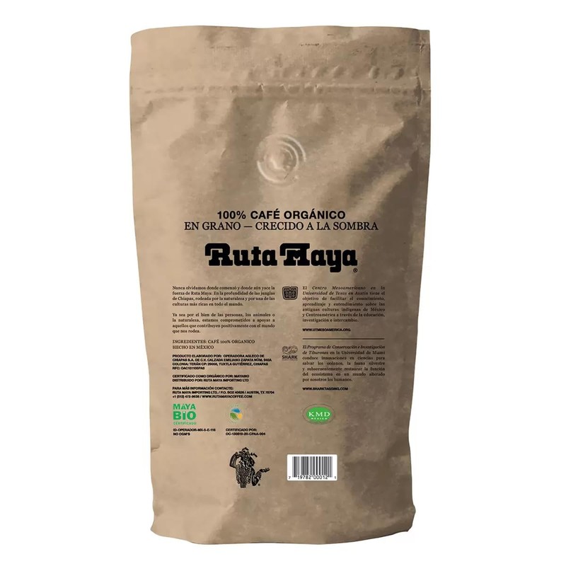 Ruta Maya Organic Coffee Medium Roast 2.2 Pounds