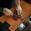 BambooMN Bamboo Griddle Cover/Cutting Board for Viking Cooktops, New Vertical
