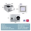 Tech Drive Very-Quiet 70 CFM, 2.0 Sone Bathroom Ventilation and