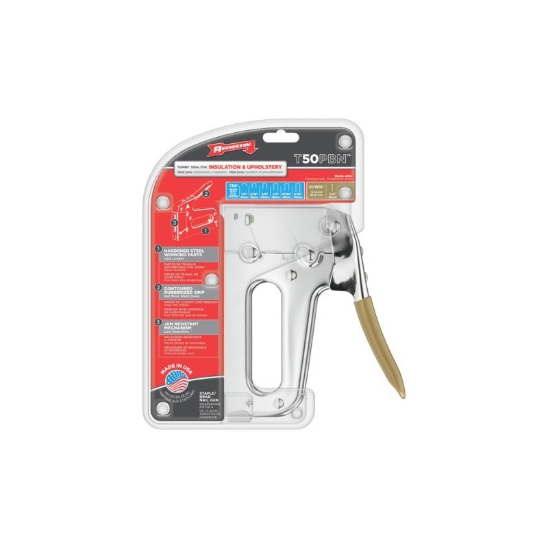 Arrow Fastener T50PBN Pro Heavy Duty Staple & Nail Gun