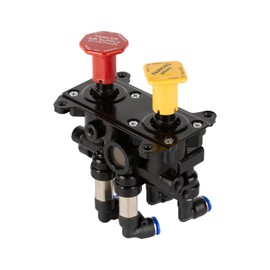 K031485 MV-3 Dash Valve, 3/8" PTC 90 Degree Elbows, 1/4"-20 Mounting Holes