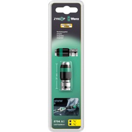 Wera Zyklop 8784 A1 SB Adaptor, Hexagon Drive 1/4" x 37mm Adaptor