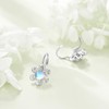 Daisy Earrings Gifts for Women Sterling Silver Daisy Flower Leverback