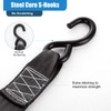 YAYODS 2 Pack 2 Inch Retractable Ratchet Straps Heavy Duty