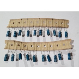 REC Radial Type Electrolytic Capacitors 3.3uF 63V New Lot of 20 Pcs