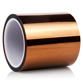 BOMEI PACK 100mmx33m Hohe Temp Tape, Hohen Temperaturen Hitzebeständig Klebeband, Polyimid Film Klebeband