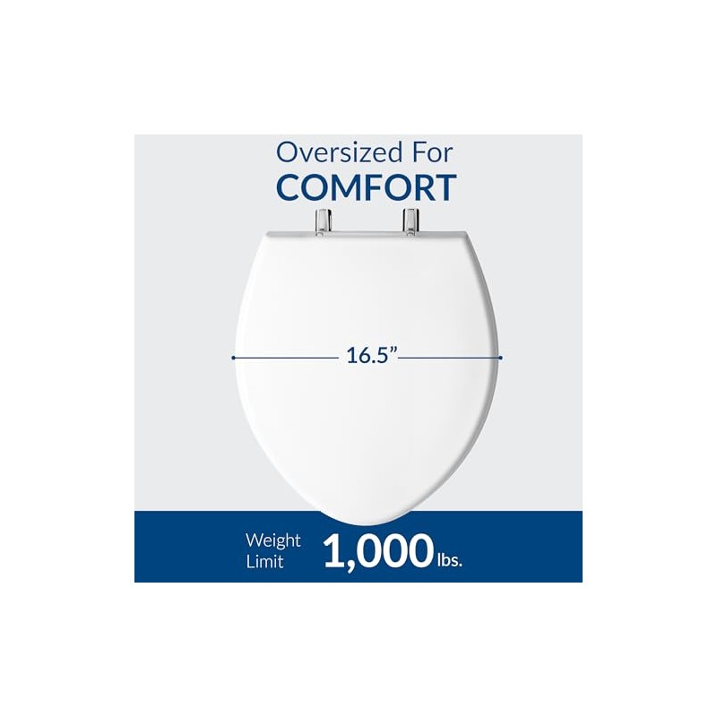 BEMIS 1000CPT Paramont Heavy Duty OVERSIZED Closed Front Toilet Seat