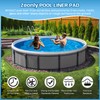 Zeonly 21 FT Pool Liner Pad,Round Under Pool Padding,Pool Pads