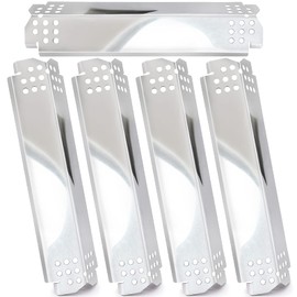 Adviace Grill Replacement Parts for Nexgrill 5 Burner 720-0888, 720-0888N, Home Depot Nexgrill 720-0830H, Stainless Steel Grill Heat Plates Shield Tent, Burner Cover, Flame Tamer, Flavor Bar, 5 Pack