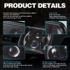 Unbranded Pair 5x7" 7x6" LED Headlights DRL For Chevy El