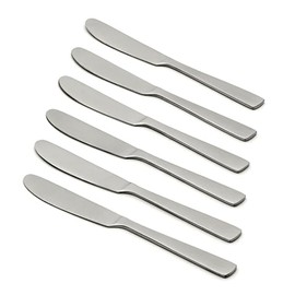 Oneida Nocha Everyday Flatware Cocktail Spreaders, Set of 6, 18/0 Stainless Steel, Silverware Set
